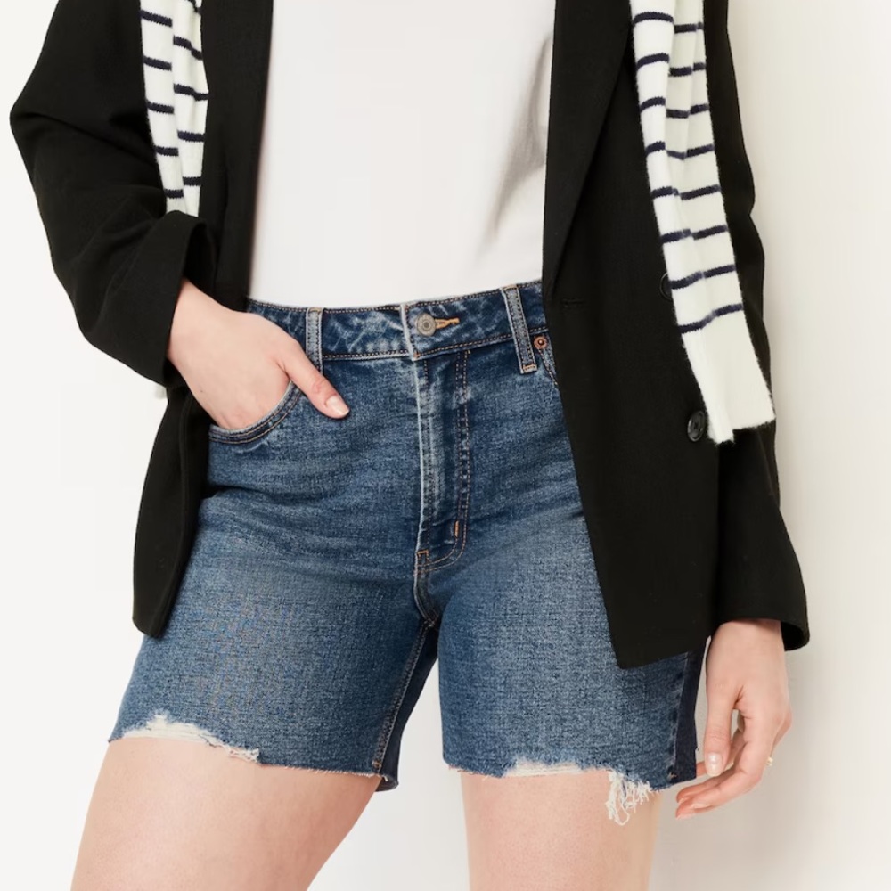 Old Navy OG high rise cut off denim shorts